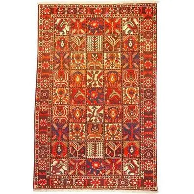 One Of The Kind Persian Bakhtiar Rug 9'11" x 6'11"